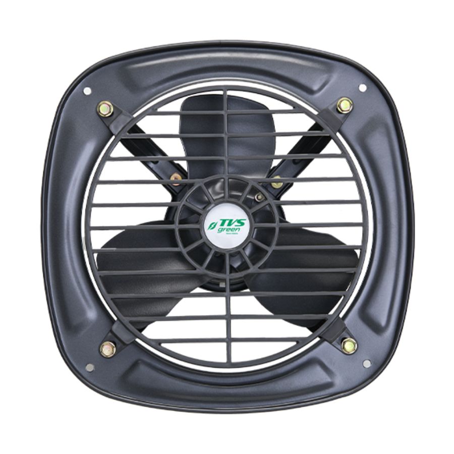 Lucas TVS Green VentMax 9 – Industrial High-Suction Exhaust Fan | 225mm | 60W | 1250 m³/hr | Metal Body | Green Spin Pro Series