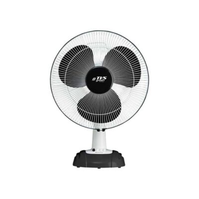 Lucas TVS Green Zesto Table Fan 400mm in Black finish