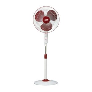 Lucas TVS Green Zesto Pedestal Fan 400mm in Maroon finish